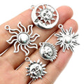 Alloy Moon And Sun Pendant Charms For DIY Jewelry Earrings Necklace Bracelet Accessories view 5