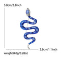 Alloy Enamel Snake Pattern Brooch Pin For Shirt And Suit Decor view 4