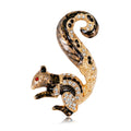 Gold Tone Squirrel Two Designs Metal Brooch Pin for Jackets and Lapels view 6