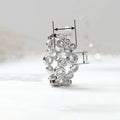 Korean Geometric Round Stack Ring Set For Women, Unique Niche Zircon Fashion Jewelry view 4