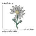 Alloy Daisy Bouquet Brooch Pin For Fashion Clothing Decoration view 5