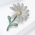 Alloy Daisy Bouquet Brooch Pin For Fashion Clothing Decoration view 3