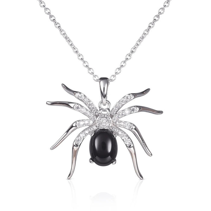 Women's Dark Gothic Spider Choker Necklace Halloween Punk Personalized Fashion Jewelry