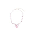 Sweet Faux Pearl Beaded Bow Star Pendant Necklace For Women Chic Collarbone Choker view 5