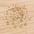 11x8mm Alloy Small Spiral Circle Pendant For DIY Jewelry Necklace Bracelet Charm Accessories view 3