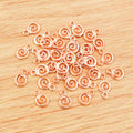 11x8mm Alloy Small Spiral Circle Pendant For DIY Jewelry Necklace Bracelet Charm Accessories view 4