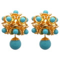 Light Luxury Resin Hollow Flower Double Sided Stud Earrings With Silver Needles view 5