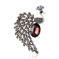 Alloy Rhinestone Peacock Brooch Pin For Garment Decoration view 1