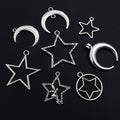 Alloy Star And Moon Pendant Charms For DIY Jewelry Necklace Bracelet Accessories view 3