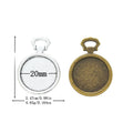 20mm Zinc Alloy Eiffel Tower Charm Pendant for DIY Necklace Bracelet Jewelry Making view 1