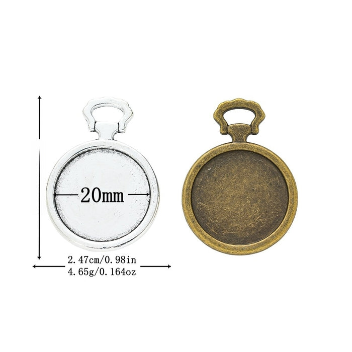 20mm Zinc Alloy Eiffel Tower Charm Pendant for DIY Necklace Bracelet Jewelry Making
