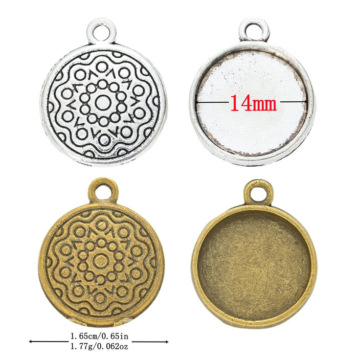 14mm Zinc Alloy Eiffel Tower Charm Pendant for DIY Necklace Bracelet Jewelry Making