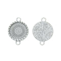 20mm Zinc Alloy Round Bezel Charm Pendant for DIY Necklace Bracelet Jewelry Making view 2