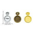 8mm Zinc Alloy Eiffel Tower Charm Pendant for DIY Necklace Bracelet Jewelry Making view 1
