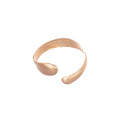 Metal Oval Smooth Open Cuff Bangle Jewelry Set, European American Statement Light Luxury Bracelet view 5