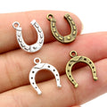 Alloy Lucky Horseshoe Pendant 16x13mm For DIY Jewelry Necklace Bracelet Making Supplies view 1