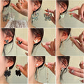 2025 Fresh 3D Flower Earrings Light Luxury Dopamine Spring Summer Fairy Versatile Ear Jewelry view 1