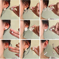 2025 Fresh 3D Flower Earrings Light Luxury Dopamine Spring Summer Fairy Versatile Ear Jewelry view 2