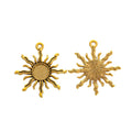 8mm Zinc Alloy Sun Charm Pendant for DIY Necklace Bracelet Jewelry Making view 3