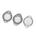 8mm Zinc Alloy Round Bezel Charm Pendant No.094803 for DIY Necklace Bracelet Jewelry Making view 5