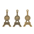 8.8mm Zinc Alloy Eiffel Tower Charm Pendant for DIY Necklace Bracelet Jewelry Making view 4