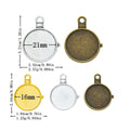 21mm Zinc Alloy Eiffel Tower Charm Pendant No.586421 for DIY Necklace Bracelet Jewelry Making view 1