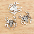 Alloy Spider Pendant Connector 35x32mm 5g DIY Jewelry Accessory For Necklace Bracelet view 2