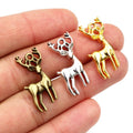 Alloy Elk Pendant 27x18mm 2.4g DIY Jewelry Accessory Charm For Necklace Bracelet view 5