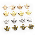 10x11mm Small Bee Insect Alloy Pendant Charm, 0.5g DIY Necklace Bracelet Jewelry Accessory view 1