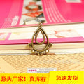 32x25mm Vintage Alloy Teardrop Earring Pendant Component
