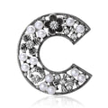 Hollow Alloy Pearl Flower Letter C Brooch For Fashion Accessories view 2