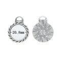 21mm Zinc Alloy Eiffel Tower Charm Pendant for DIY Necklace Bracelet Jewelry Making view 3