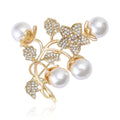 Alloy Pearl Fruit Rhinestone Bouquet Brooch For Suits And Clothing view 1