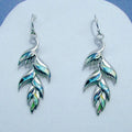 Leaf Enamel Drop Earrings For Women, Vacation Style Fashion Dangle Jewelry view 2