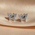 Direct Womens Butterfly Stud Earrings, Small Elegant Fashion Earrings For Cross Border Sale view 2