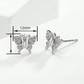 Direct Womens Butterfly Stud Earrings, Small Elegant Fashion Earrings For Cross Border Sale view 4