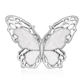 Luxury Alloy Double Shell Butterfly Brooch For Elegant Clothing Decoration view 2
