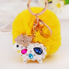 White Sheep Yellow-Pom