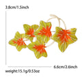Alloy Grape Leaf Brooch Pin For Clothing And Gifts view 4