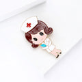 Alloy Enamel Nurse Brooch Pin For Medical Staff Apparel view 3