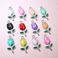 21x10mm Gold Zinc Alloy Charm Pendant No.054682 for DIY Necklace Bracelet Jewelry Making view 2