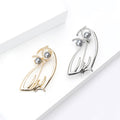 Alloy Hollow Owl Brooch Pin For Cardigans And Womens Apparel view 3