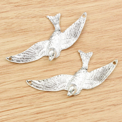 Alloy Flying Eagle Bird Pendant Charm For DIY Necklace Bracelet Jewelry Accessories 73x33mm