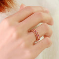 Bohemian Womens Ring, Elegant Eye Catching Statement Jewelry With Exotic Internet Fashion Style view 3