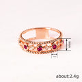 Bohemian Womens Ring, Elegant Eye Catching Statement Jewelry With Exotic Internet Fashion Style view 4