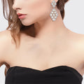 Baroque Drop Earrings For Women, Bridal Style Elegant Evening Dress Fashion Jewelry view 3