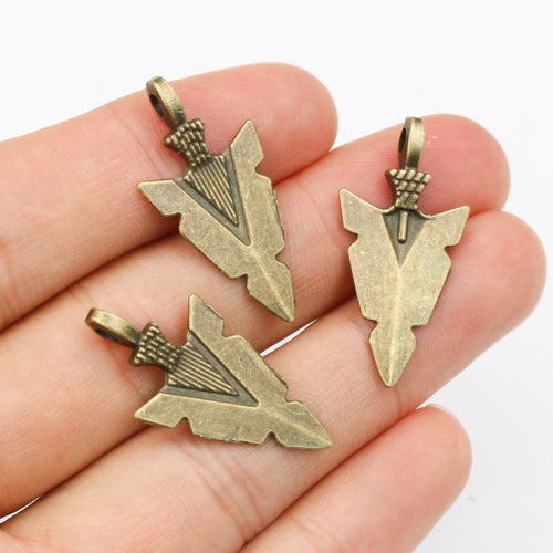 Alloy Dart Style Small Pendant Charm For DIY Jewelry Necklace Bracelet Accessories 28x15mm