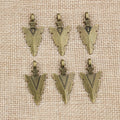Alloy Dart Style Small Pendant Charm For DIY Jewelry Necklace Bracelet Accessories 28x15mm view 2
