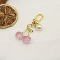 Metal 3D Cherry Fruit Keychain Cute Bag Charm Gift view 9