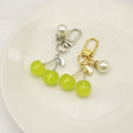 Metal 3D Cherry Fruit Keychain Cute Bag Charm Gift view 4